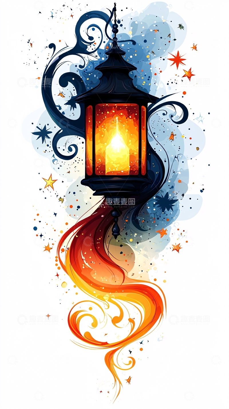 高清大图下载【趣麦麦图】梦幻灯笼