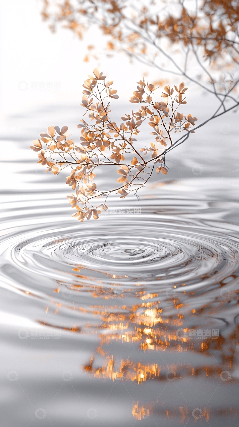 高清大图下载【趣麦麦图】水面涟漪