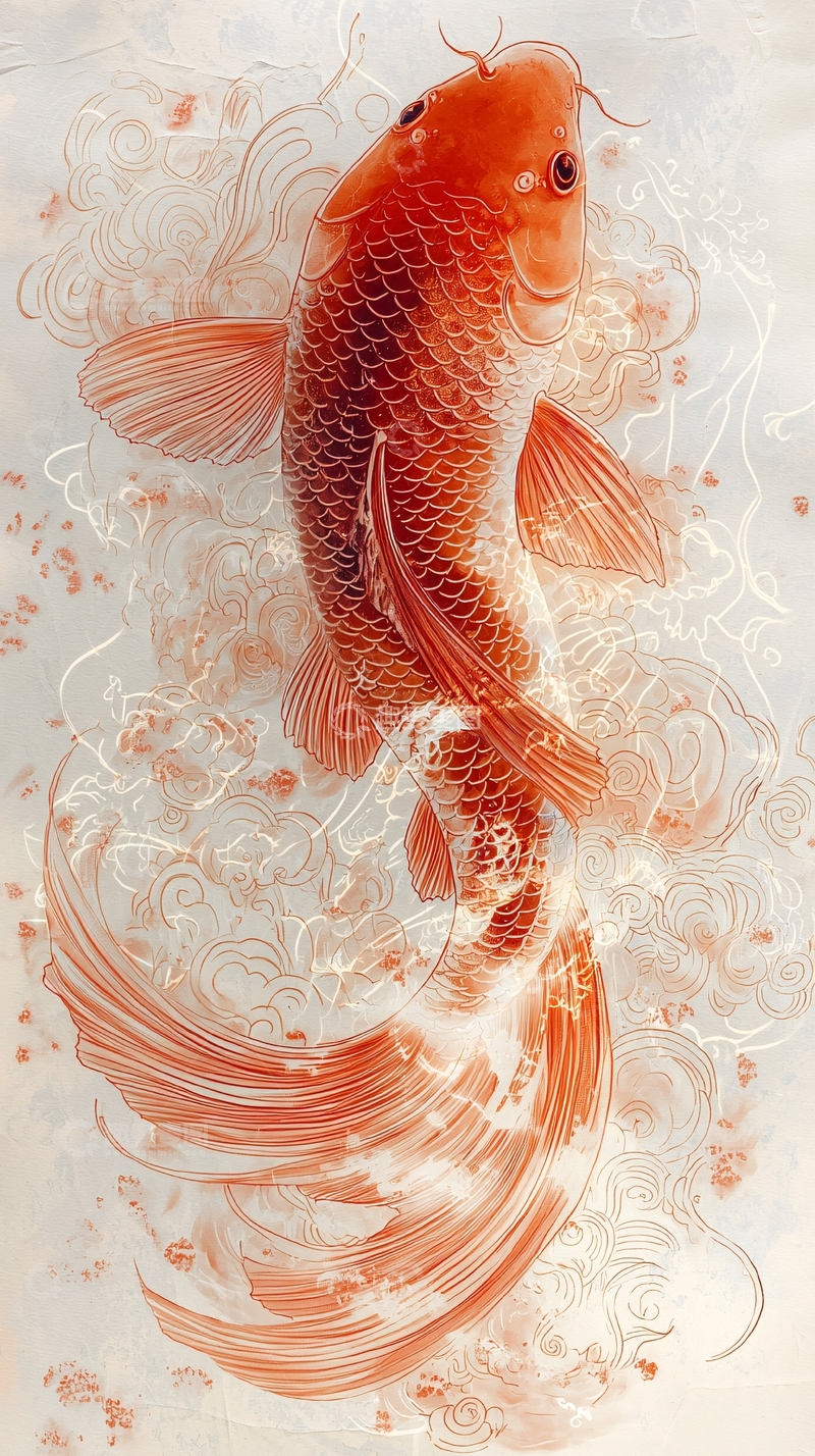 高清大图下载【趣麦麦图】红鲤鱼
