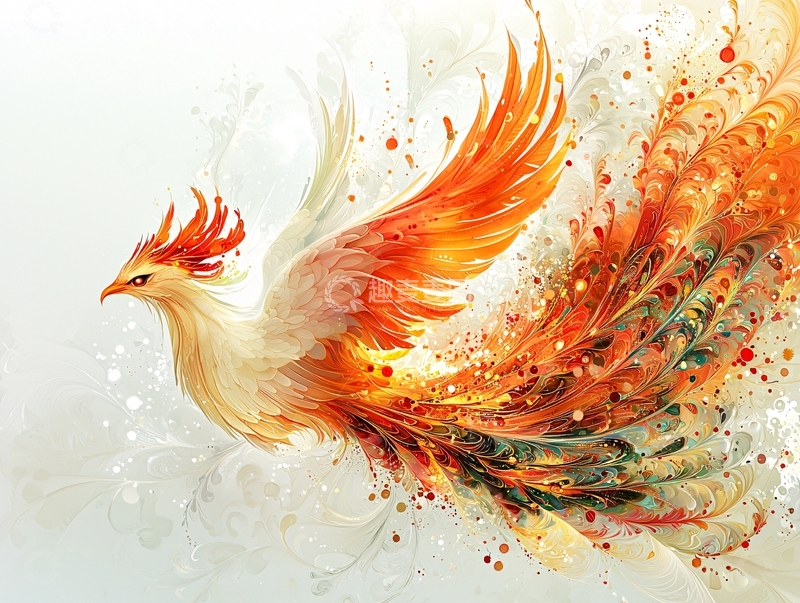 高清大图下载【趣麦麦图】火凤凰