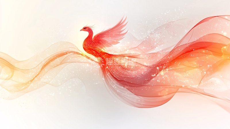 高清大图下载【趣麦麦图】火焰凤凰