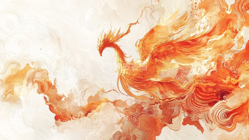 高清大图下载【趣麦麦图】火凤凰