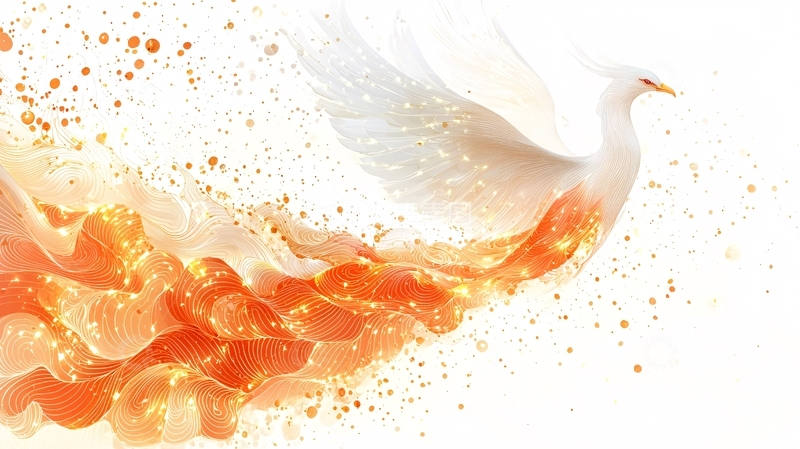 高清大图下载【趣麦麦图】浴火重生的凤凰