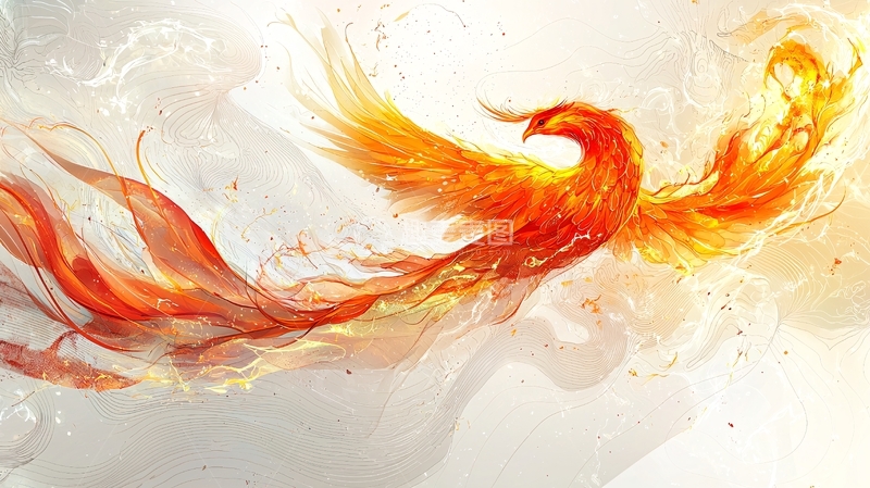 高清大图下载【趣麦麦图】凤凰浴火重生