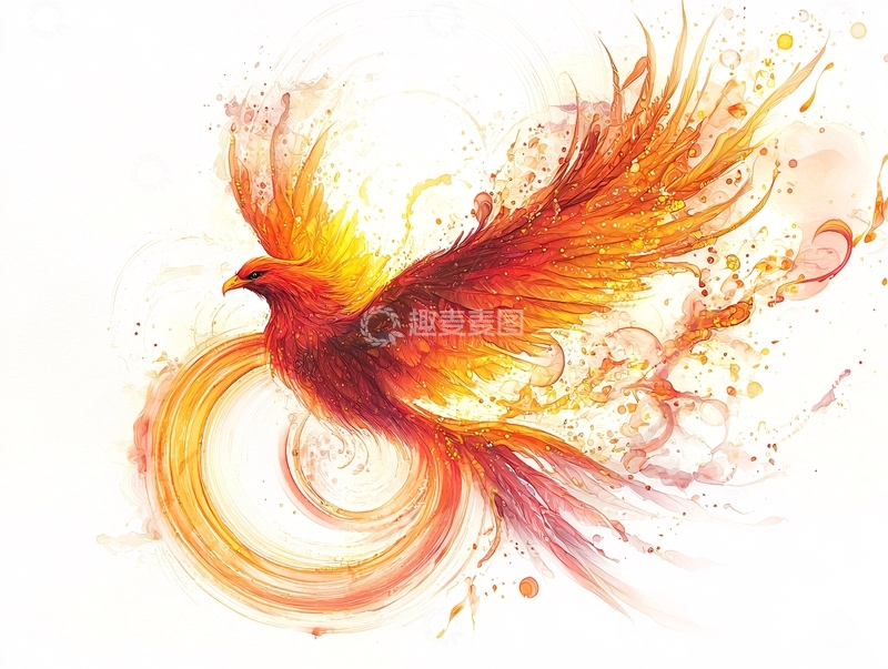 高清大图下载【趣麦麦图】火凤凰