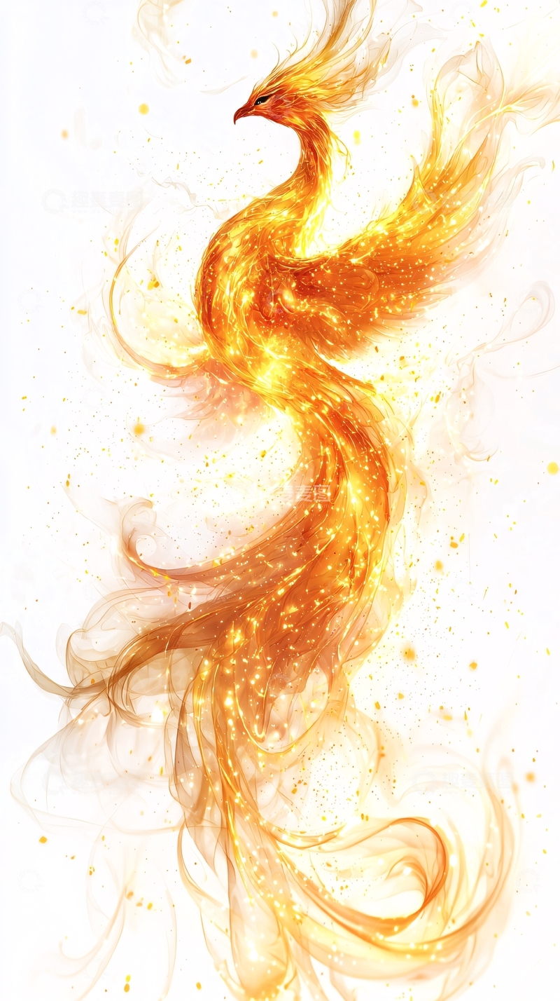 高清大图下载【趣麦麦图】火焰凤凰