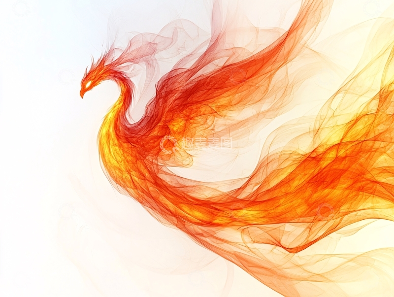 高清大图下载【趣麦麦图】火焰凤凰