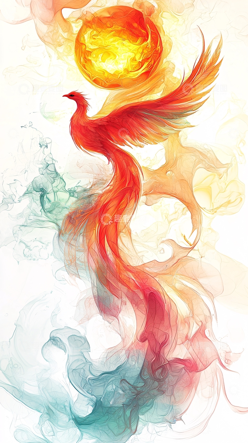高清大图下载【趣麦麦图】火凤凰