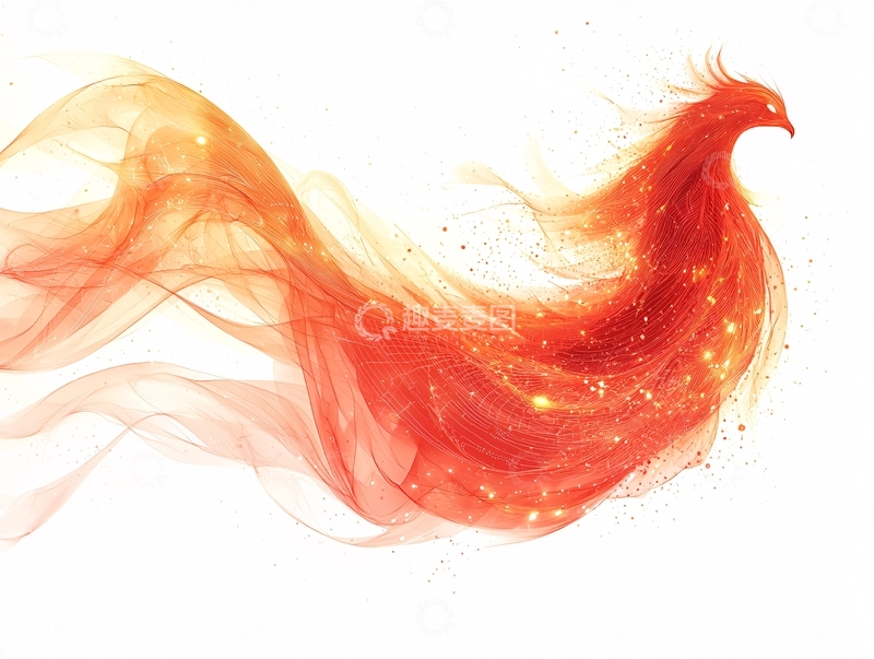 高清大图下载【趣麦麦图】火焰凤凰