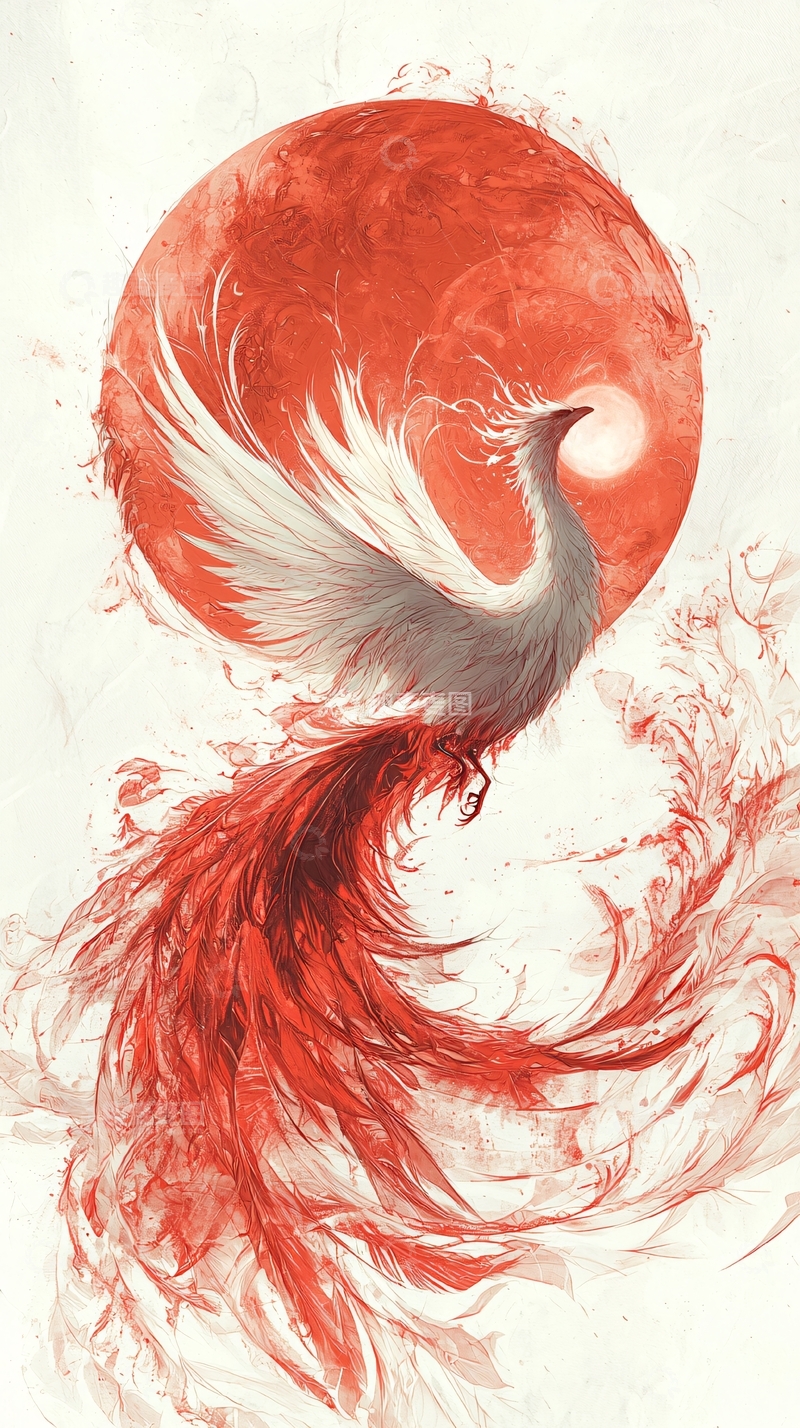 高清大图下载【趣麦麦图】浴火重生的凤凰