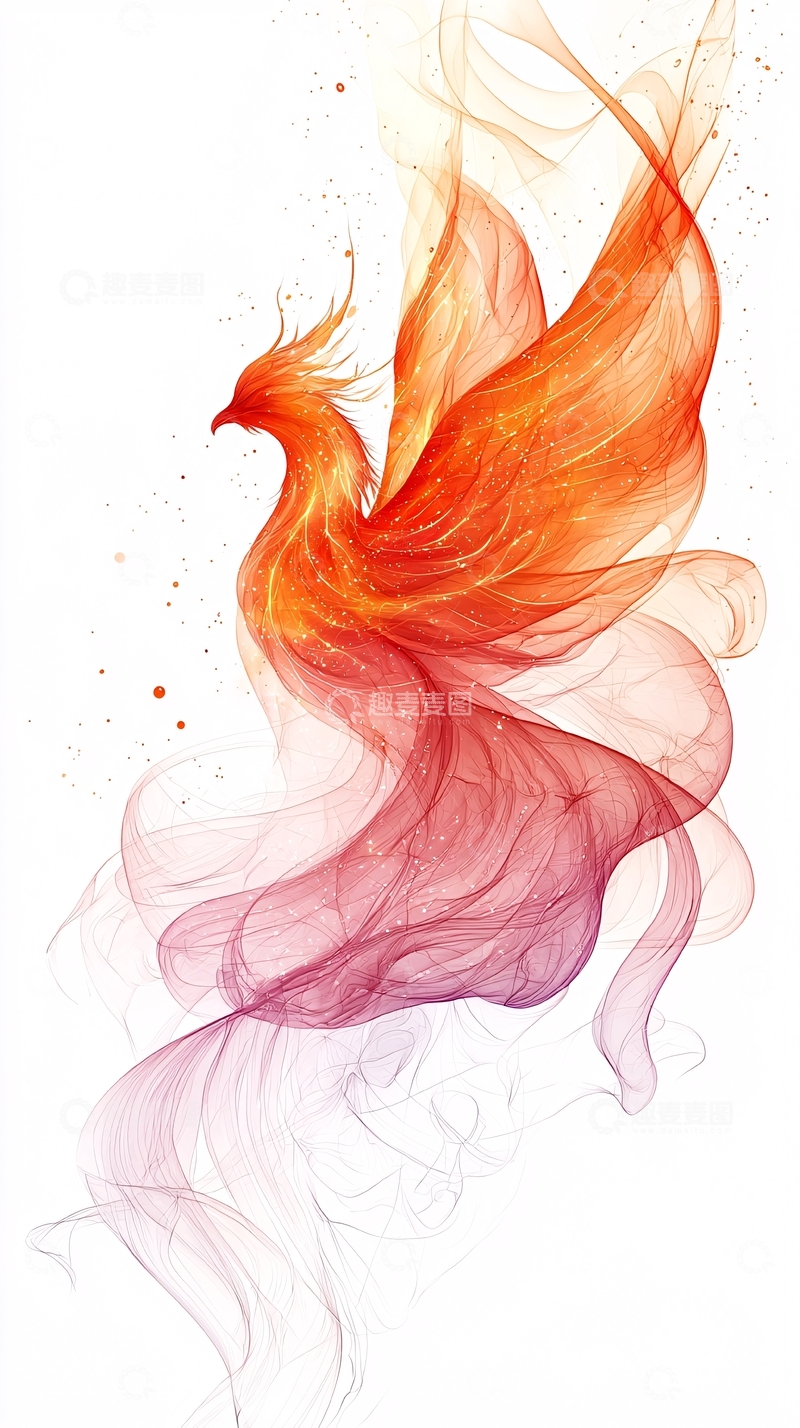 高清大图下载【趣麦麦图】火凤凰