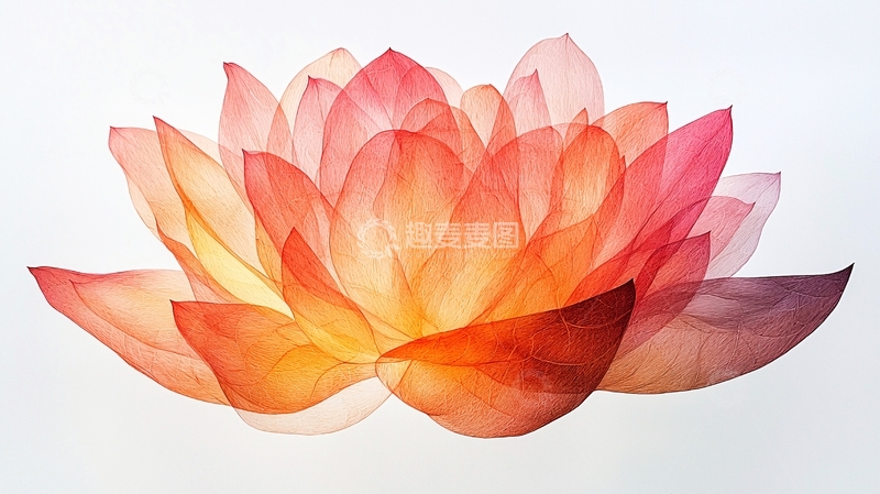 高清大图下载【趣麦麦图】水墨莲花6