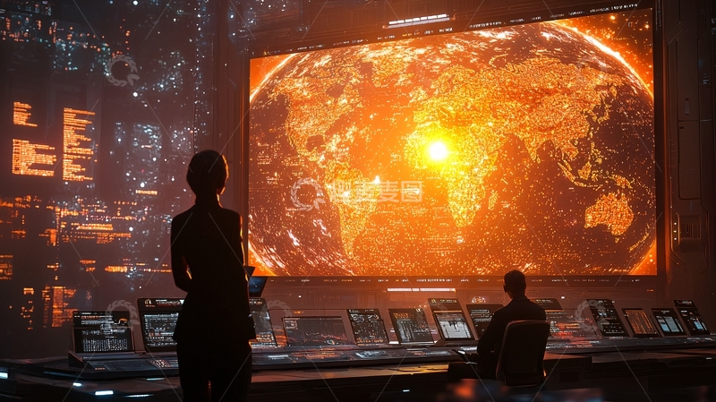高清大图下载【趣麦麦图】全球监控中心