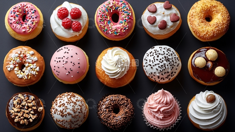 高清大图下载【趣麦麦图】甜甜圈
