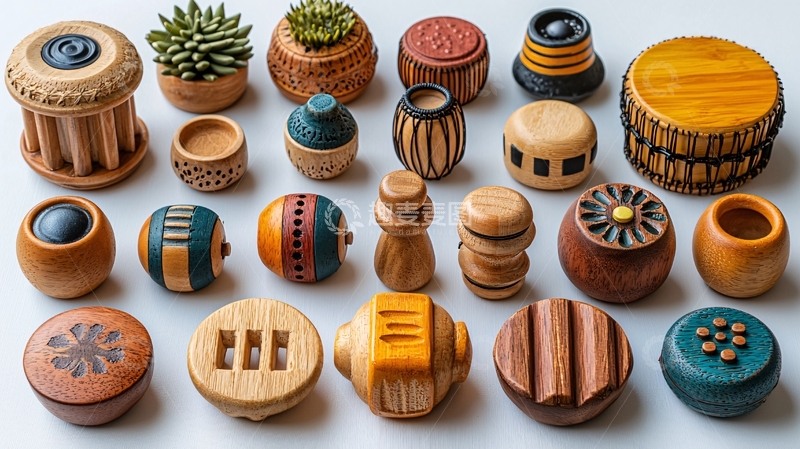 高清大图下载【趣麦麦图】木质工艺品