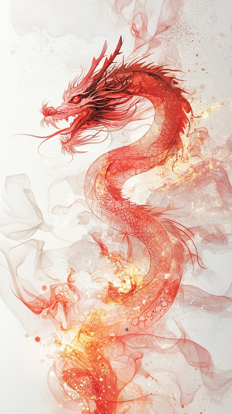 高清大图下载【趣麦麦图】红龙