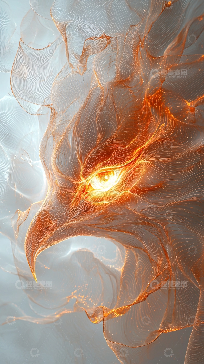 高清大图下载【趣麦麦图】火焰凤凰