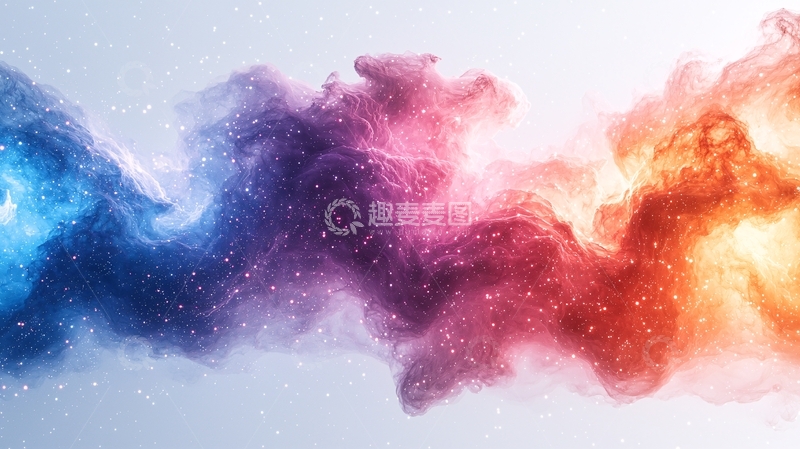 高清大图下载【趣麦麦图】彩色烟雾弥漫