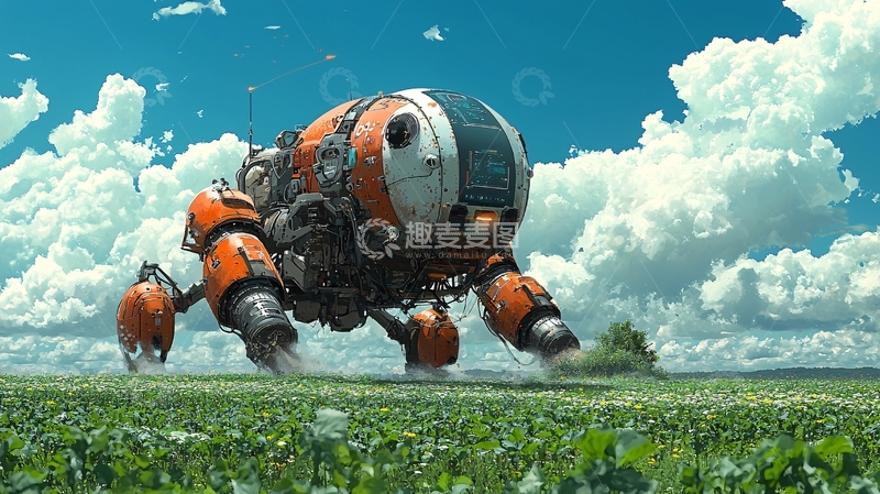 高清大图下载【趣麦麦图】未来机械兽