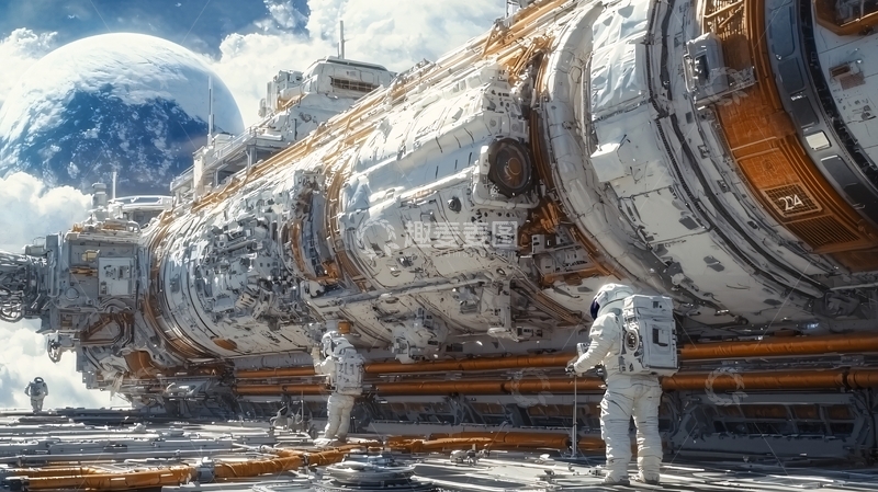 高清大图下载【趣麦麦图】太空飞船