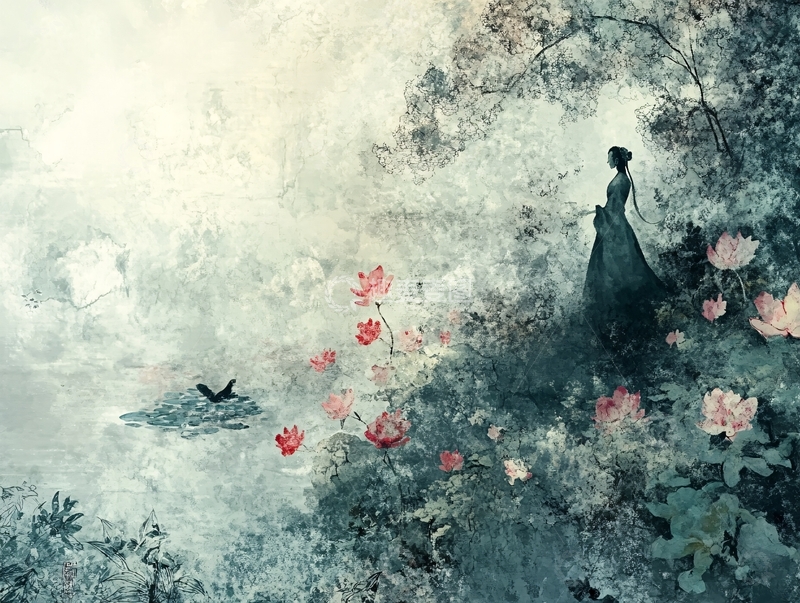 高清大图下载【趣麦麦图】水墨画