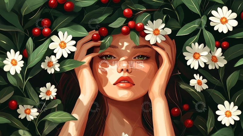 高清大图下载【趣麦麦图】少女