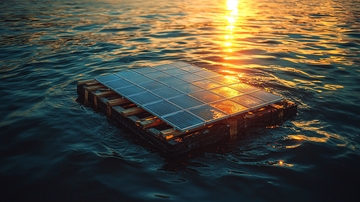 水上太阳能电池板