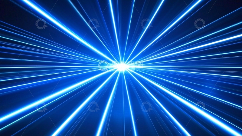 高清大图下载【趣麦麦图】蓝色光线辐射