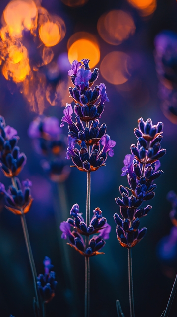 薰衣草夜景