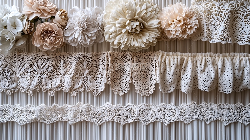 高清大图下载【趣麦麦图】蕾丝花边饰品