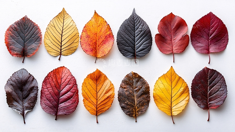 高清大图下载【趣麦麦图】秋季落叶