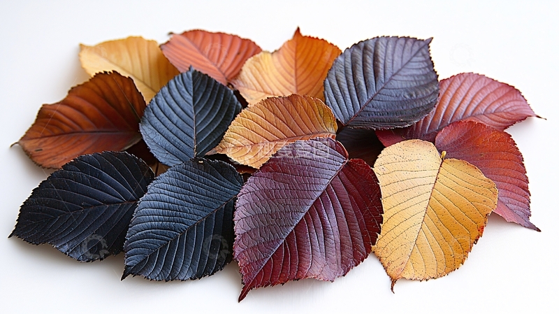 高清大图下载【趣麦麦图】秋叶堆积