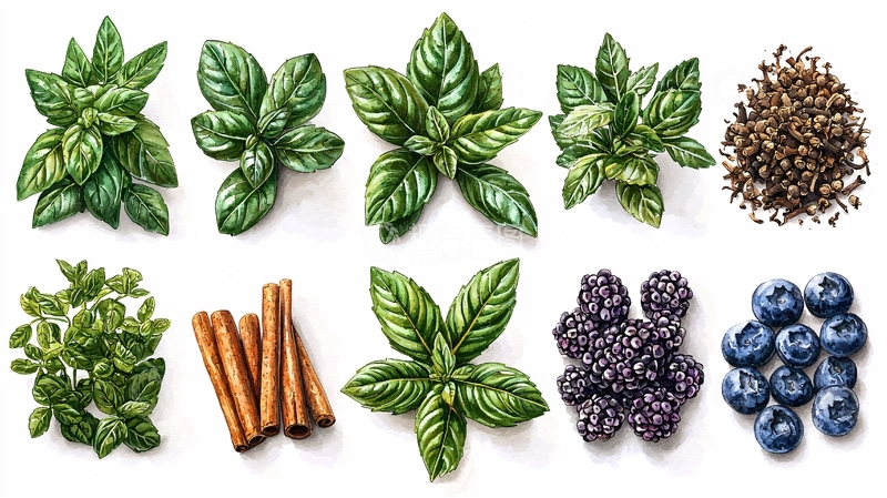 高清大图下载【趣麦麦图】香草植物素材集合