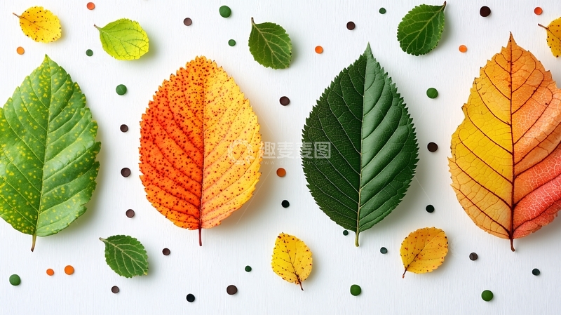 高清大图下载【趣麦麦图】秋季树叶