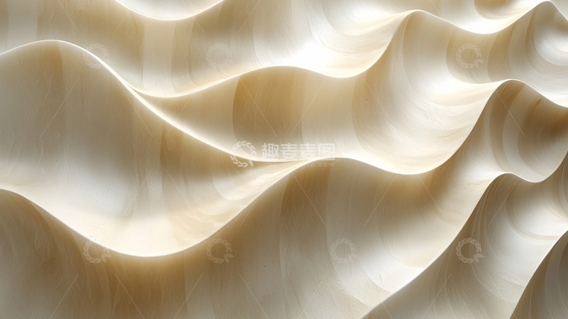 高清大图下载【趣麦麦图】柔和曲线木质纹理