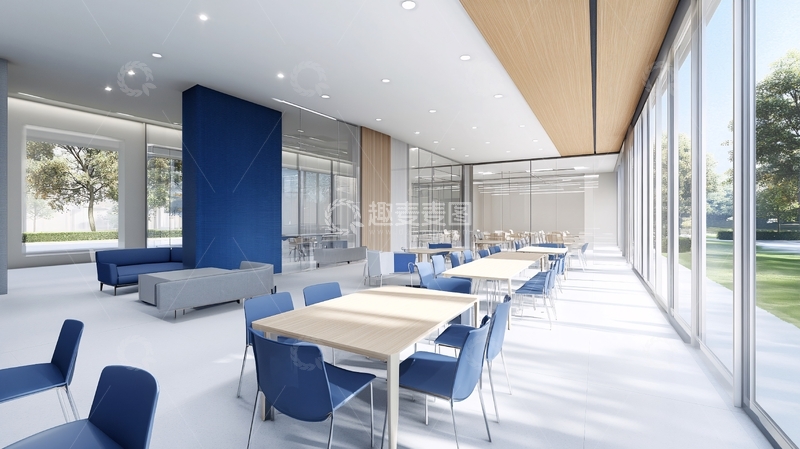 高清大图下载【趣麦麦图】现代简约风格公共休息区