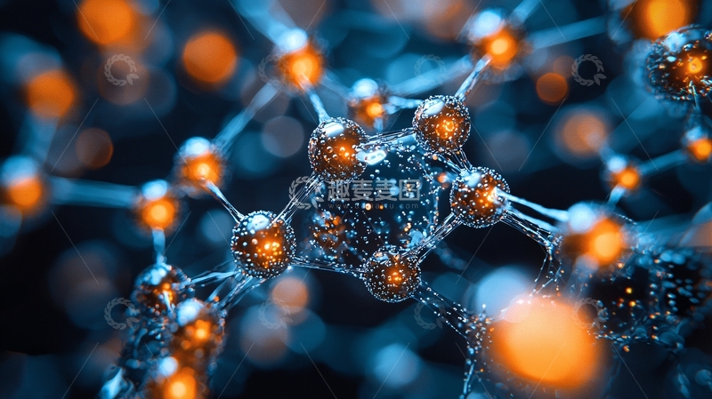 高清大图下载【趣麦麦图】神经元网络高清显微镜