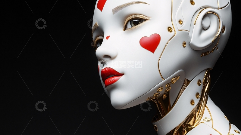 高清大图下载【趣麦麦图】机械少女