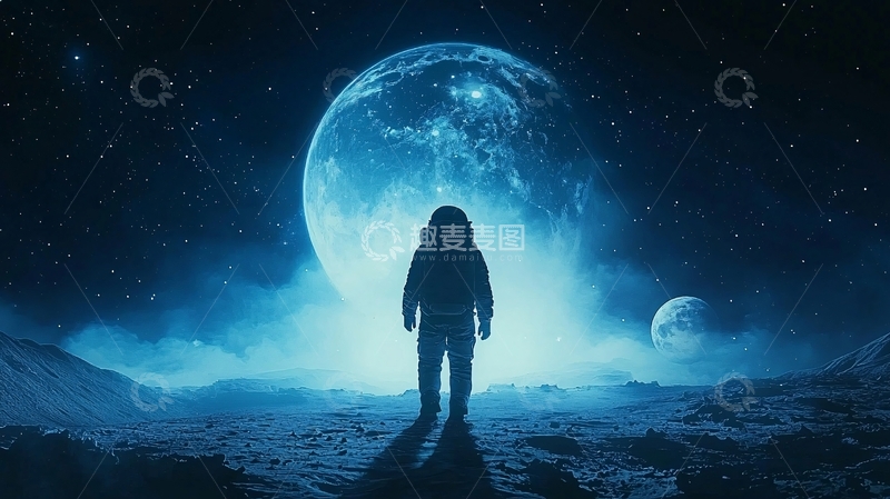 高清大图下载【趣麦麦图】太空人