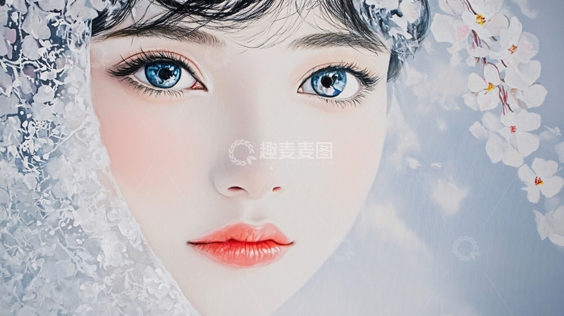 高清大图下载【趣麦麦图】古风美女