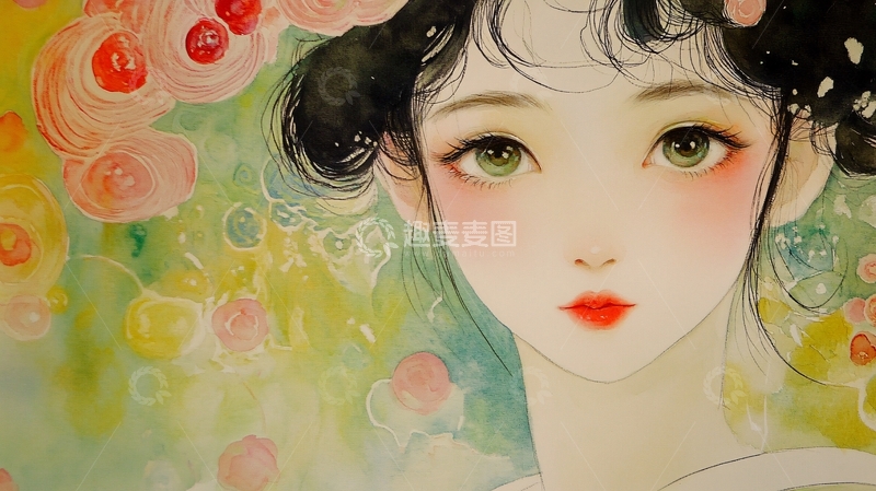 高清大图下载【趣麦麦图】古风美女