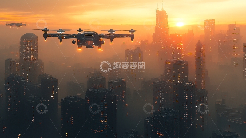 高清大图下载【趣麦麦图】未来城市