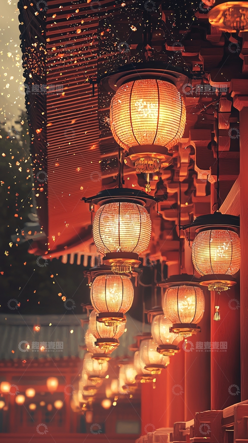 高清大图下载【趣麦麦图】红灯笼
