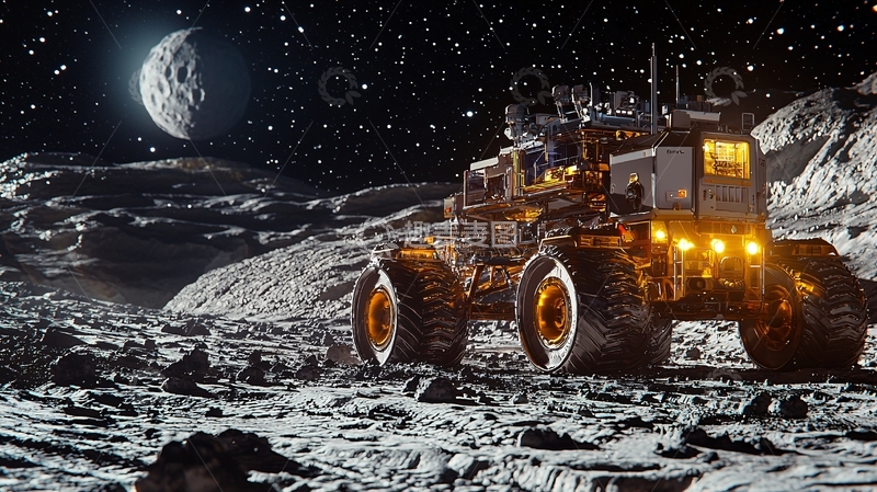 高清大图下载【趣麦麦图】月球车