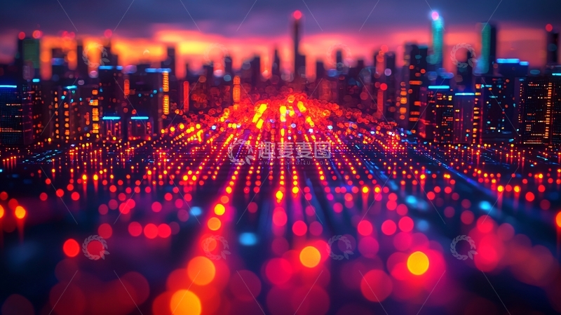 高清大图下载【趣麦麦图】未来都市夜景171