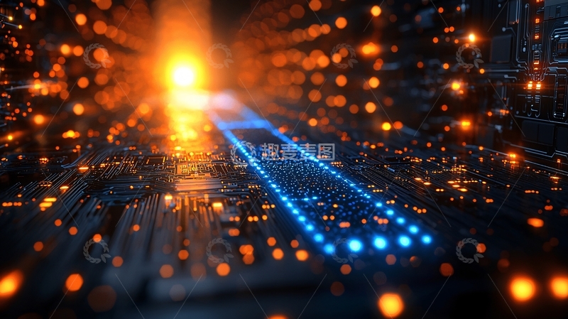 高清大图下载【趣麦麦图】未来科技感电路板