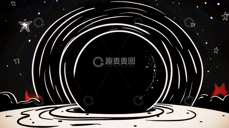 高清大图下载【趣麦麦图】黑洞