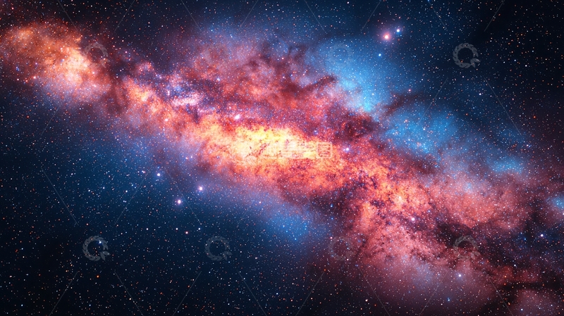 高清大图下载【趣麦麦图】绚丽多彩的星云图片