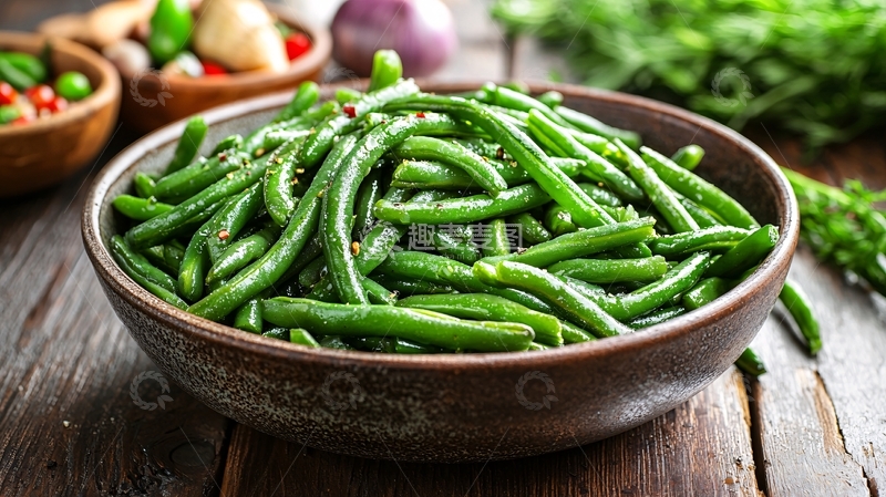高清大图下载【趣麦麦图】一碗青豆