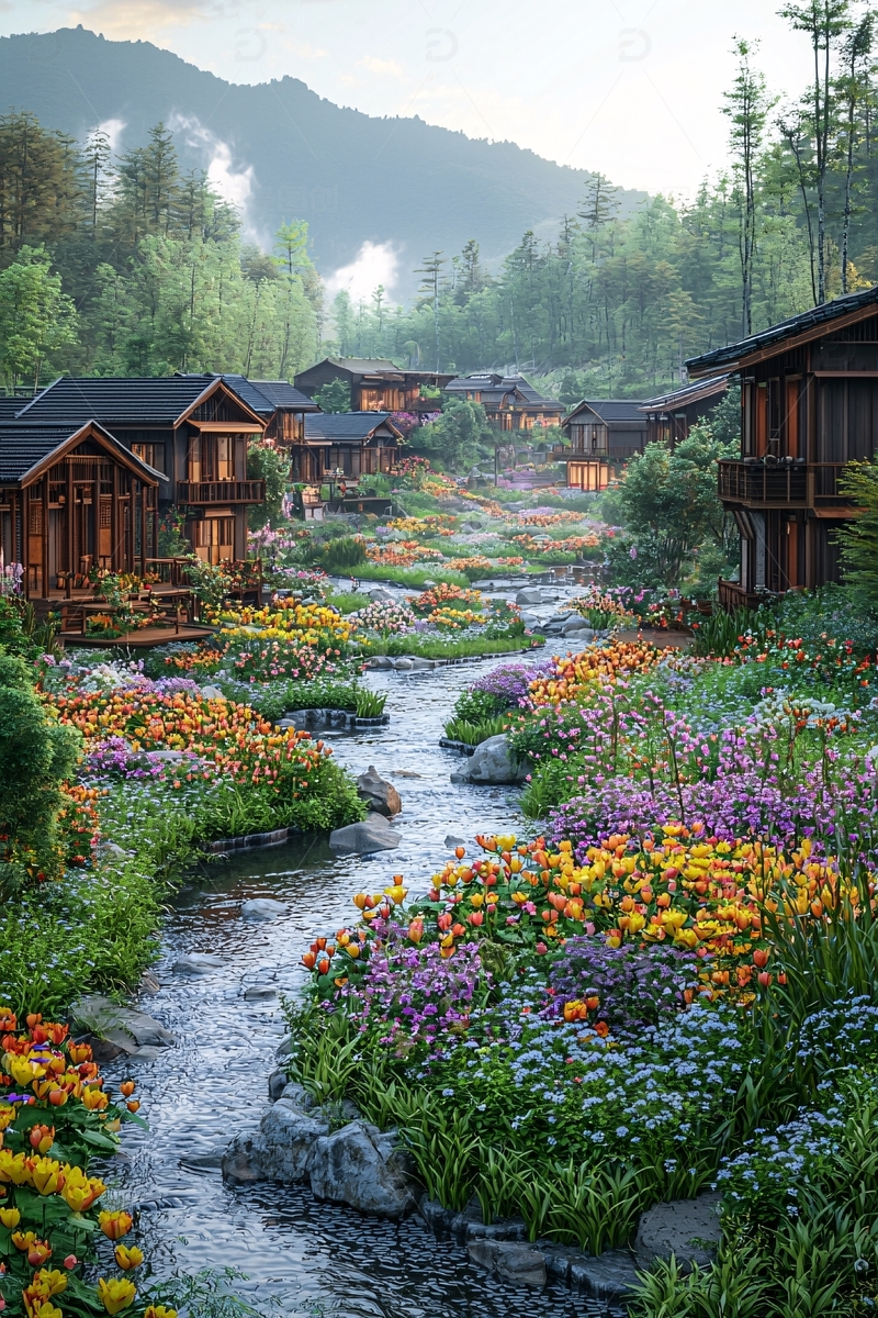 世外桃源般的村落